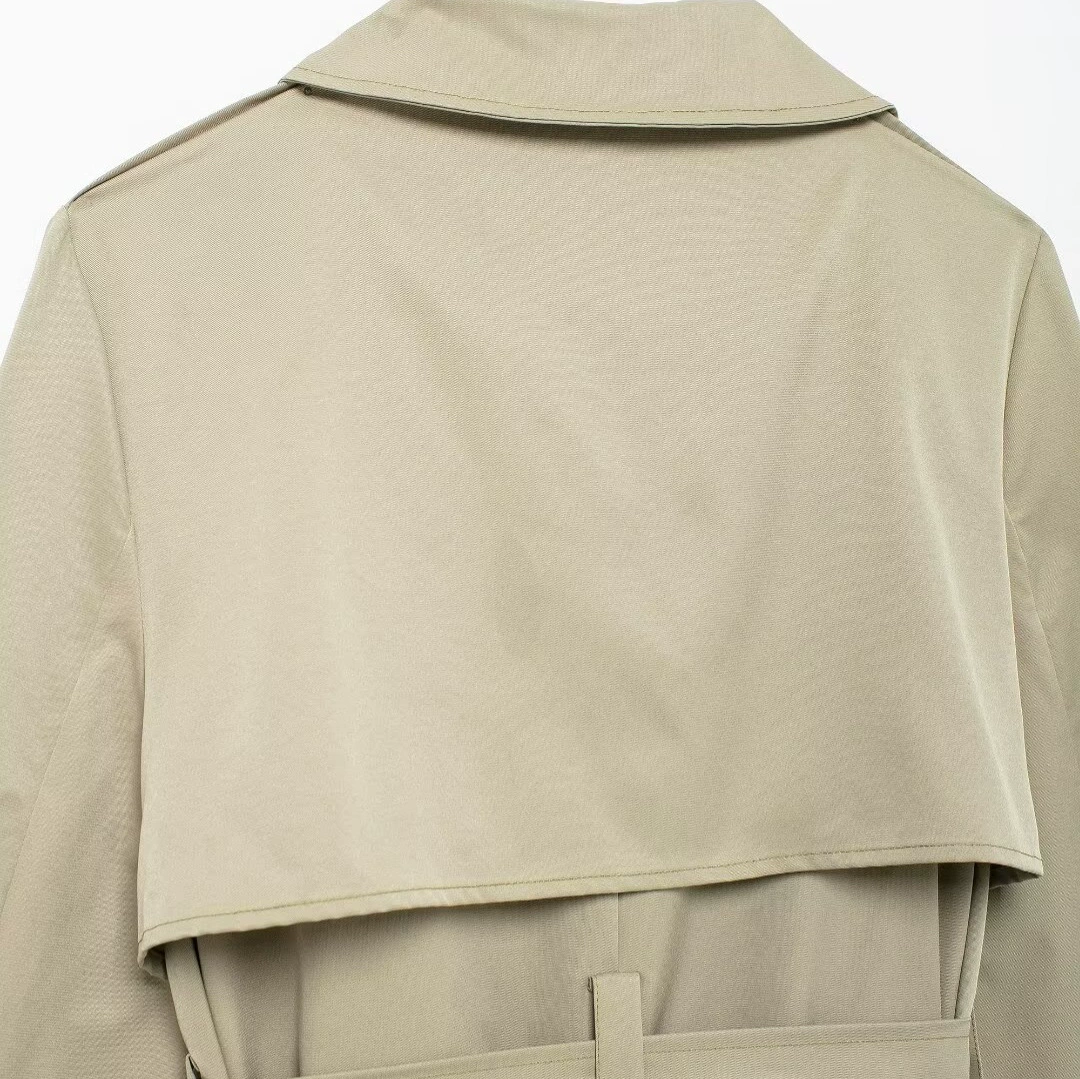 «Кросс-бортовая торговля», осенний пояс, trench coat, европейский стиль