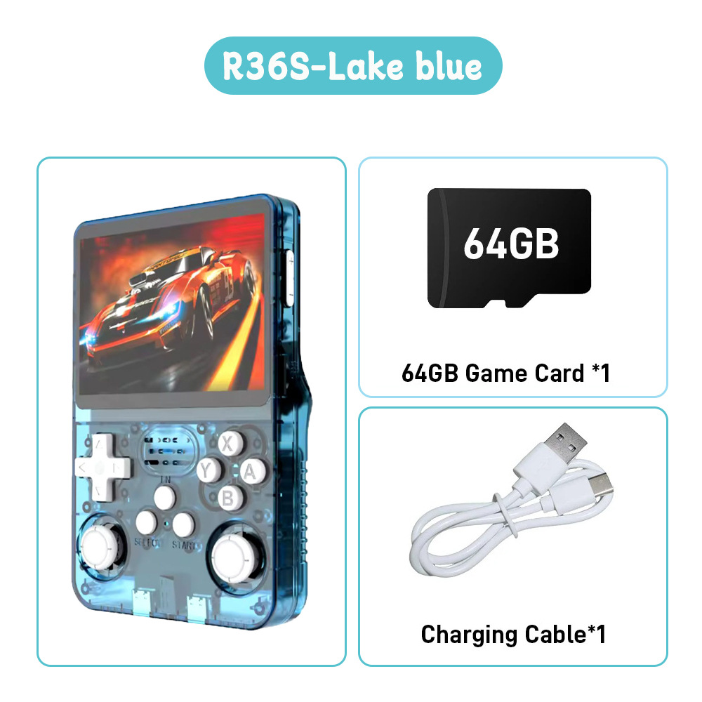 Juegos portátiles R36s retro