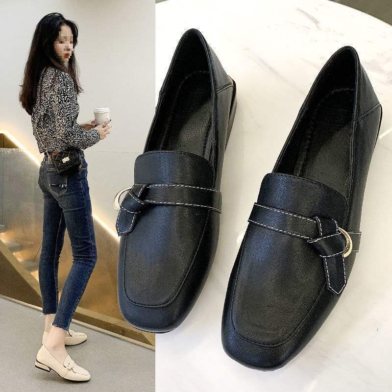 Fashionable, Comfortable, Versatile Flat Shoes, Slip-On New Loafers, Suitable for All Seasons, Paired with Skirts and Pants, Women's Thin Shoes Fashionable, Comfortable, Versatile Flat Shoes, Slip-On New Loafers, Suitable for All Seasons, Paired with Skirts and Pants, Women's Thin Shoes