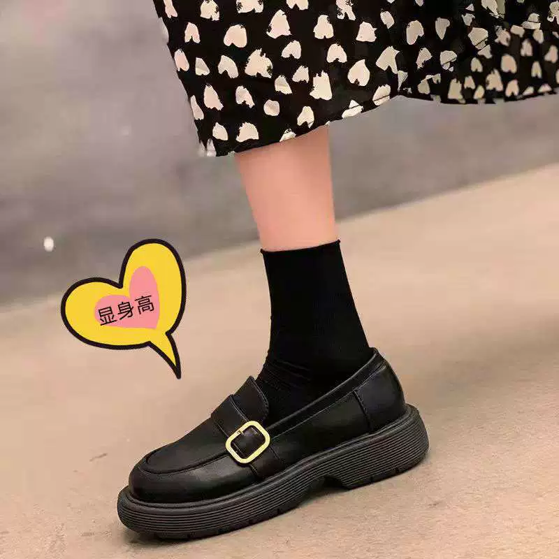 Женские кожаные туфли с квадратной пряжкой, новинка 2025 года, британский стиль, супермягкая кожа, мягкая подошва, балетки, лоферы.