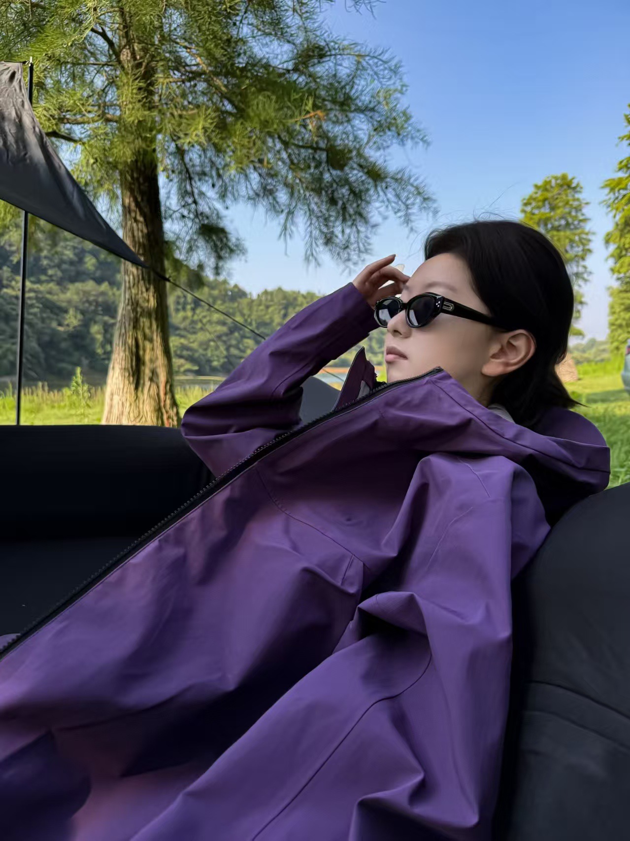 Klong dos árboles al aire libre para hombres y mujeres montaña montar a prueba de viento impermeable chaqueta montaña ropa de montaña invierno