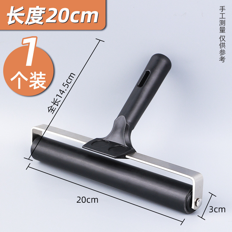 Impresión rodillo de impresión de mango de plástico rodillo de vinilo rodillo de impresión de impresión de impresión de 6cm / 10cm rodillo de caucho de alta calidad fabricantes al por mayor