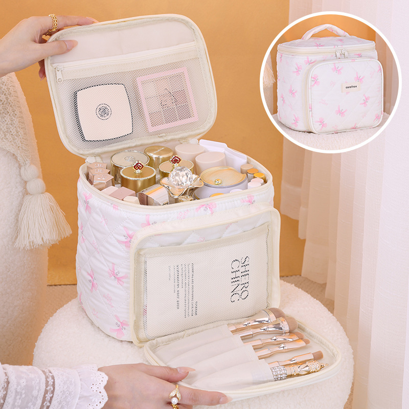 Nuevo paquete de maquillaje mágico multifuncional transfronterizo, bolsa de almacenamiento de cosméticos, bolsa de lavado portátil de viaje