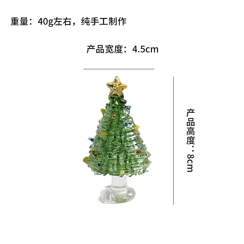 árbol de Navidad de seda verde-1