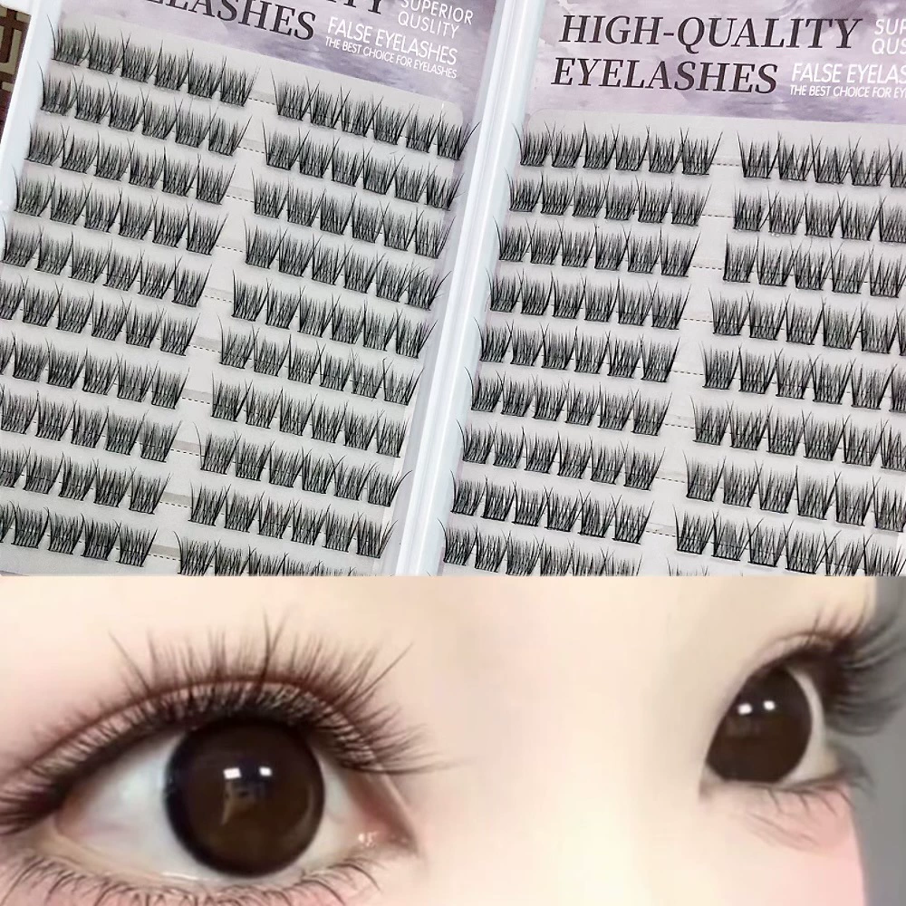 False Eyelashes, mixed capacious sets, custom European style, glue-free options