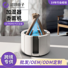 跨境桌面超声波加湿器迷你250ml七彩香薰机家用卧室小型加湿器