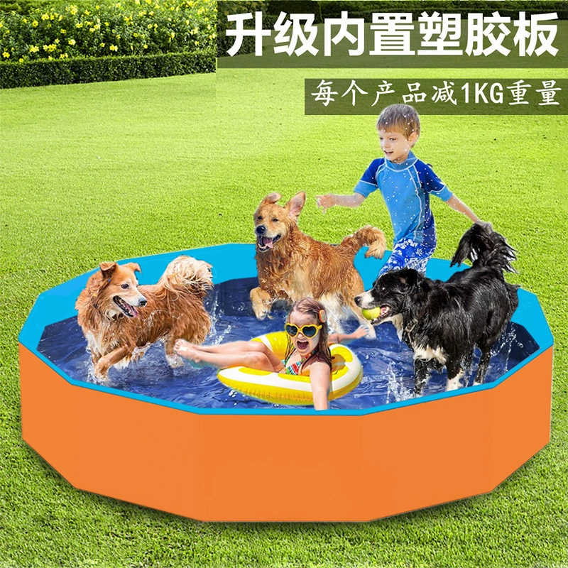 Домашнее Животное Бассейн Складная Собака Ванна Забор Собака Питомник Отверстие Доска Сетка Ткань Играть Игрушка Любимчика Ванна