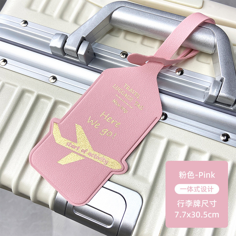 国境を越えたスポットPUレザー荷物タグ搭乗チェックホットプレス荷物タグレザー荷物タグPVC搭乗タグ|undefined