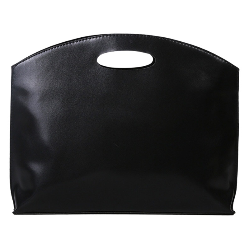 Shangxin 2021 bolsa de primavera aceite frío maletín de cuero embrague de moda color sólido simple bolso de mujer personalizado moda