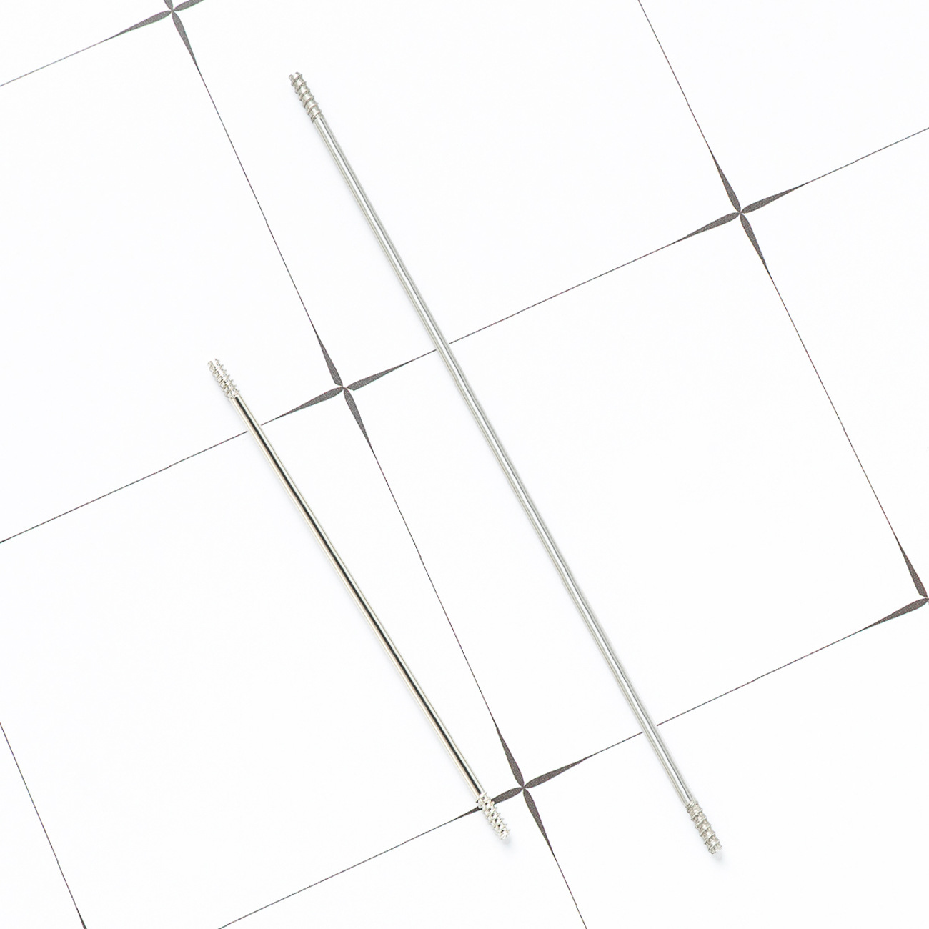 DIY bolígrafo de cuentas especial alargado barra de acero inoxidable en stock instantáneo personalizado bolígrafo de cuentas transfronterizas cuentas de reemplazo de alambre