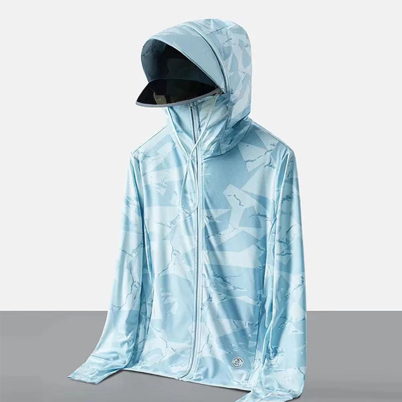 2318 Spring and Summer Hooded Thin Men's and Women's Outdoor Sports Sunscreen Windbreaker Couple