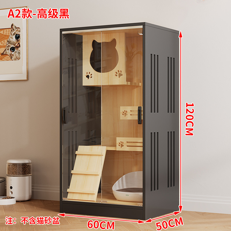 猫别墅家用宠物柜室内猫窝猫城堡豪华猫笼子猫咪房子猫舍猫屋猫柜|undefined