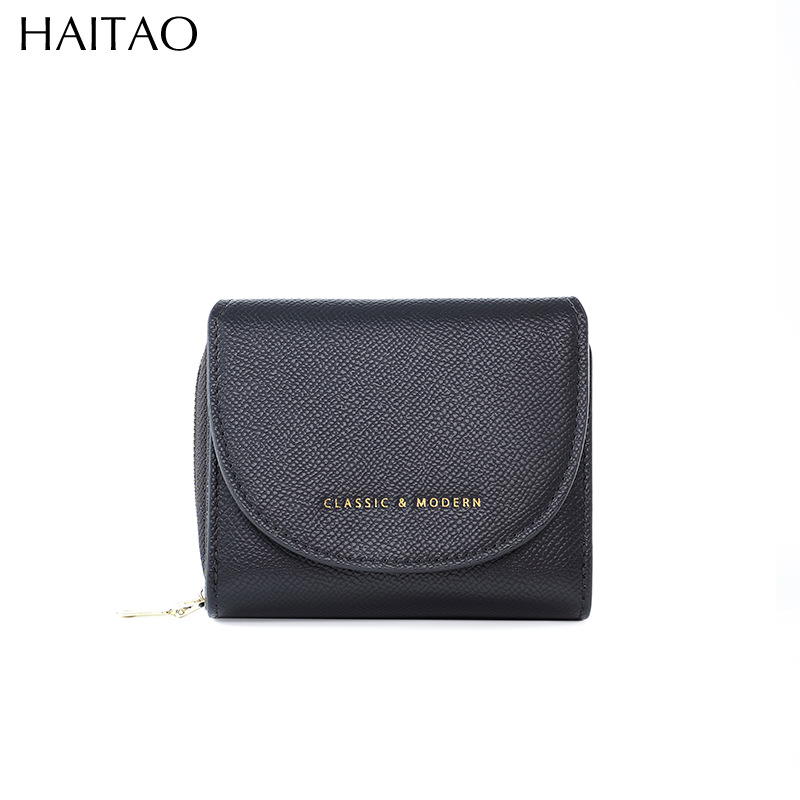 Nueva cartera de las mujeres de color sólido corto todo partido titular de la tarjeta 2023 verano simple transfronterizo monedero fuente fabricante