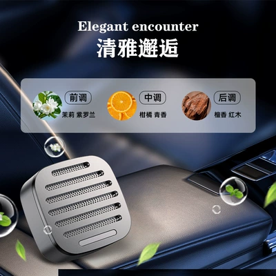 Car Perfume Aromatherapy — Removal Car Fragrance Perfume - 335-new-style-silver-full-alloy-air-outlet-diffuser-encounter-flavor-4-pieces