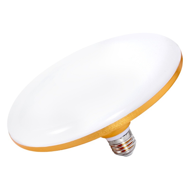 Venta al por mayor brillante LED UFO bombilla hogar ojo protección lámpara de ahorro de energía E27 tornillo Super brillante de alta potencia lámpara de iluminación a prueba de tres