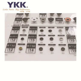 YKK牛仔裤钮扣纽扣四合扣ykk金色银古铜色枪色五金