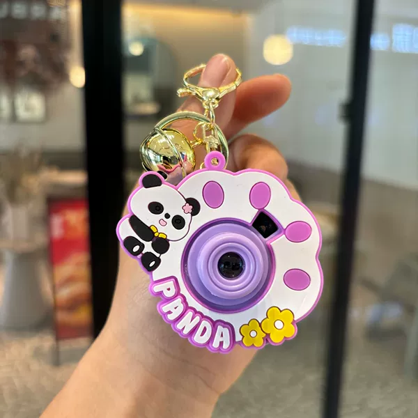 Projector Key Bin-Panda Purple
