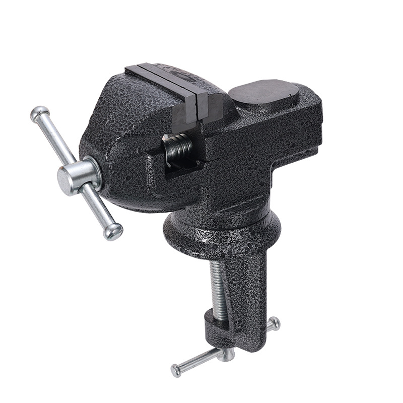 Herramientas de hardware de 360 grados giratorio mini vise tabla vise pequeño vise tabla vise plana (luz)