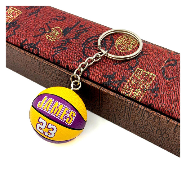 Supply Lakers Celtics Warriors NBA keychain ornaments Nets Bucks…