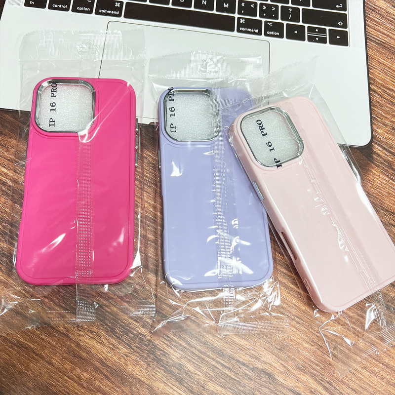 适用iphone17金属相框16ProMax苹果手机壳13软壳11简约纯色15批发|undefined