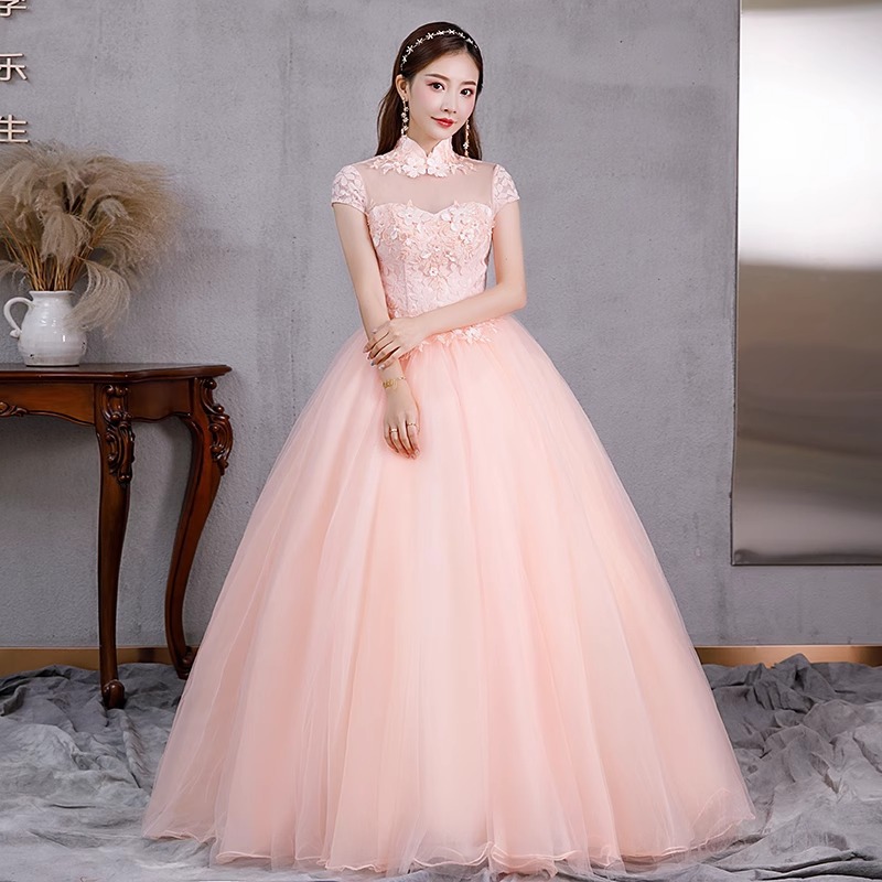 Vestido de noche elegante de alta gama para mujer, nuevo modelo 2026, traje de presentación para escenario, vestido largo para estudiantes