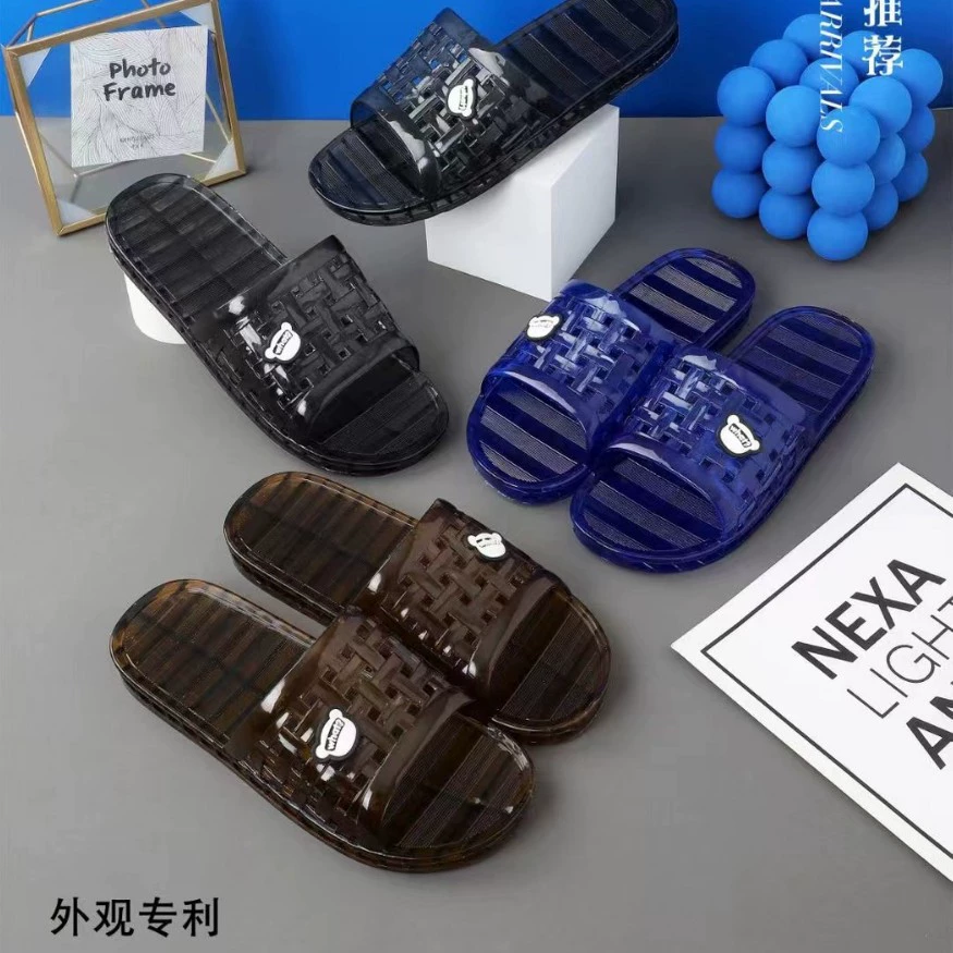 2024 летний новый мужской хрустальный буксир пара нескользящая и износостойкая мягкая подошва для дома, чтобы носить хрустальную обувь оптом