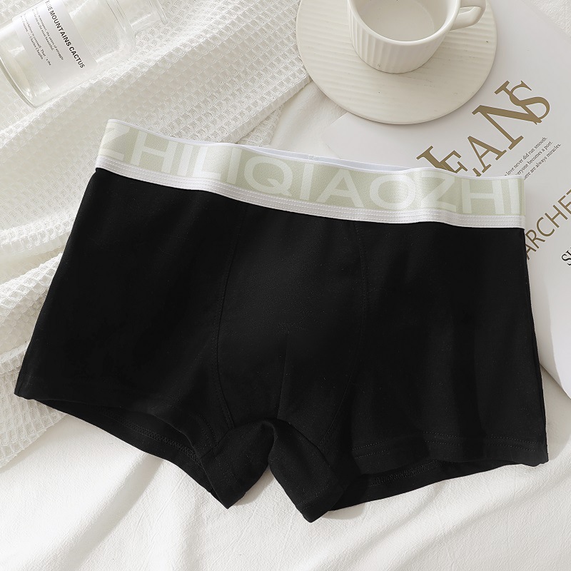 Ropa interior de los hombres algodón bóxer shorts deportes transpirable juventud Boxer shorts cabeza niños ropa interior verano