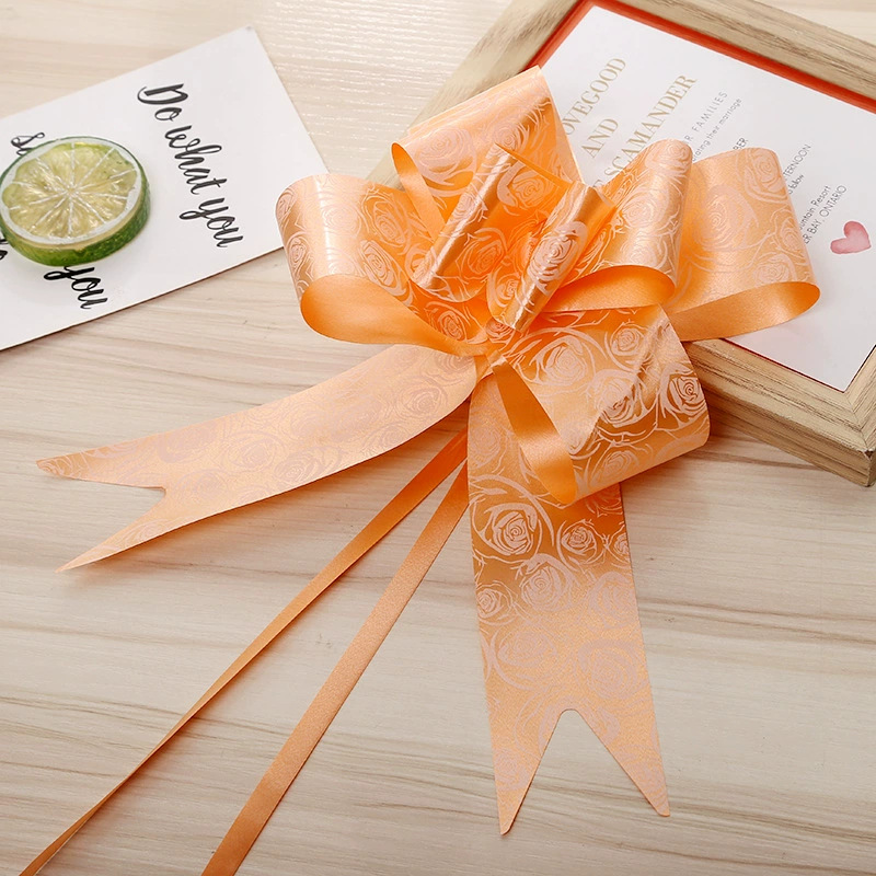 49 nudo de encaje suministros de boda bowknot cinta caja de regalo de boda embalaje coche de boda decoración manija de la puerta al por mayor