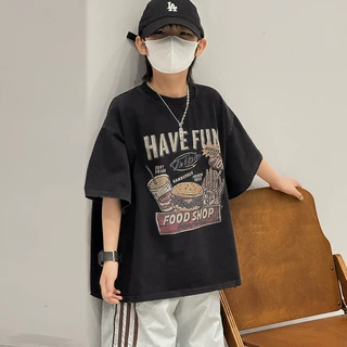 宝多童装男童短袖T恤2026春夏新款儿童夏装半袖休闲上衣100-180潮