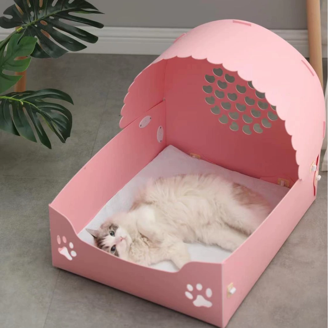 Medho Pet комната для родов кошачий наполнитель кровать принцессы маленький наполнитель для собак устойчивый к царапинам Съемный и моющийся удобный дышащий питомник Тедди