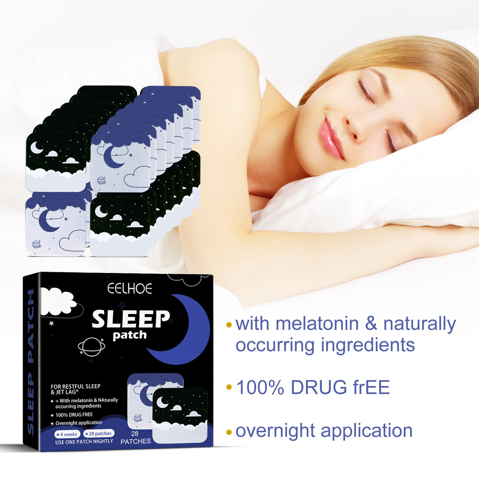 EELHOE Sleep Aid Paste Relieves Physical Irritability, Anxiety, Improves Sleep Fall Asleep and Improves Sleep Quality Sleep Paste