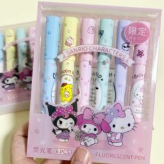 Highlighter Sanrio Kurome color pen student marking pen high-value multi-function marker pen