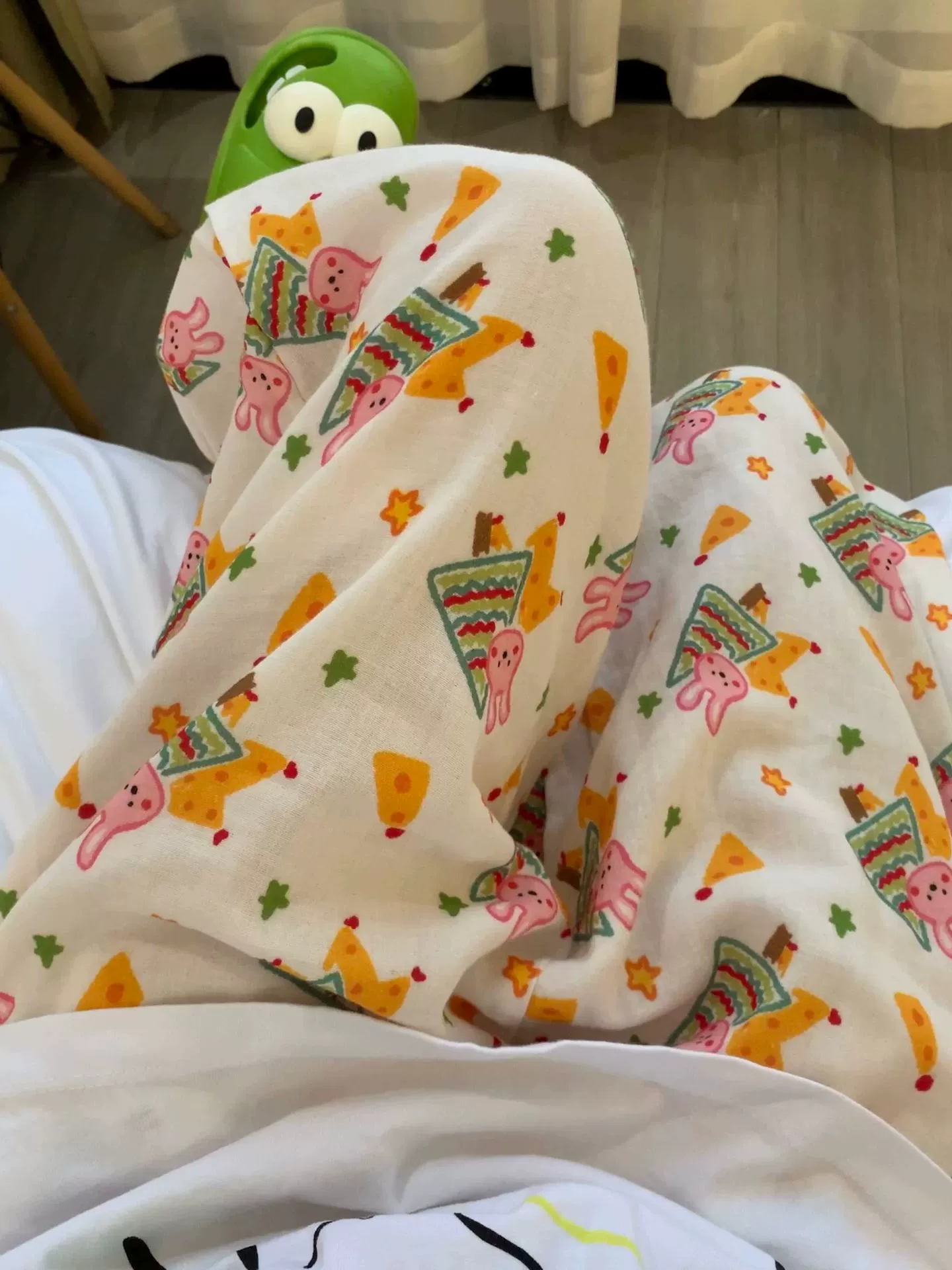 Летне-весенние хлопковые брюки, отпугивающие комаров, лёгкие, один размер (подходят 70–145 фунтов)