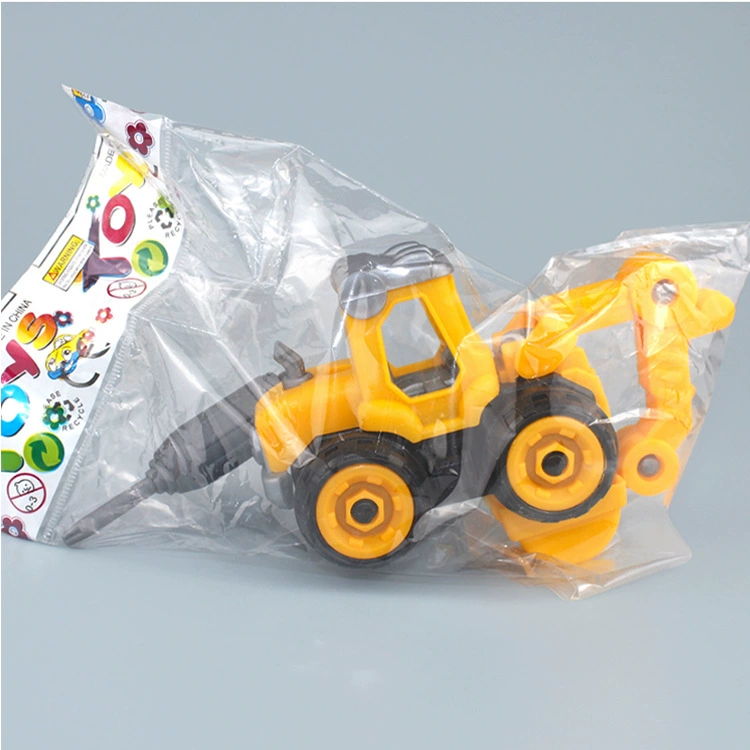Constructor, children's toy car, excavator, set, engineering vehicle, DIY