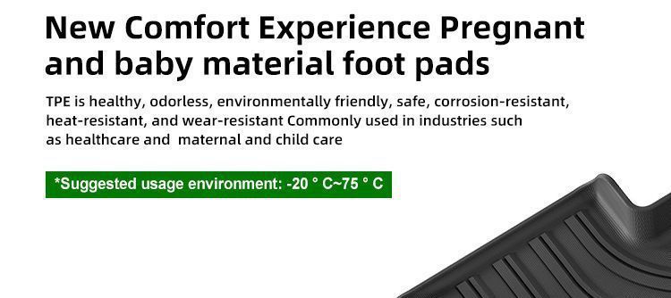 4TPE car floor mats are suitable for Toyota Prius models with US steering wheel, applicable to right-hand drive 221750