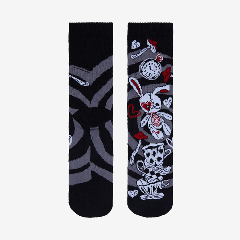 Unisex Einfacher Stil Klassischer Stil Farbblock Baumwolle Drucken Crew Socken Ein Paar display picture 1