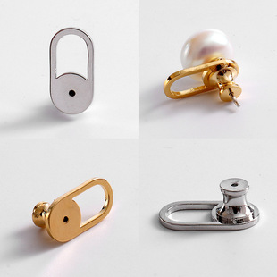 Earring Auxiliary Earring Lifter Support Earplug Earring Lifter Earring Lifter Earplug 18k Gold Silicone Earplug