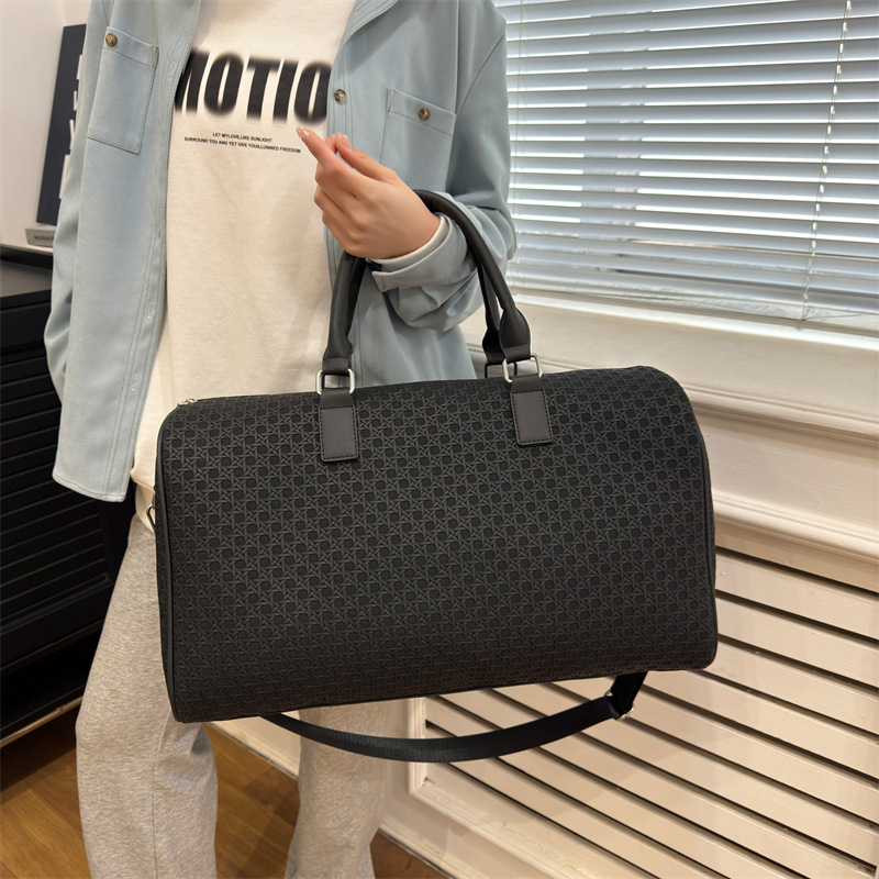 Bolsa de viaje portátil transfronteriza simple color sólido bolsa de equipaje de gran capacidad bolsa de ocio al aire libre bolsa de natación al por mayor