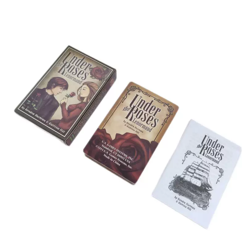 Новый Английский Таро АНГЛИЙСКОЕ Оракул Роза Мед contains Paper Manual Cross -border spot