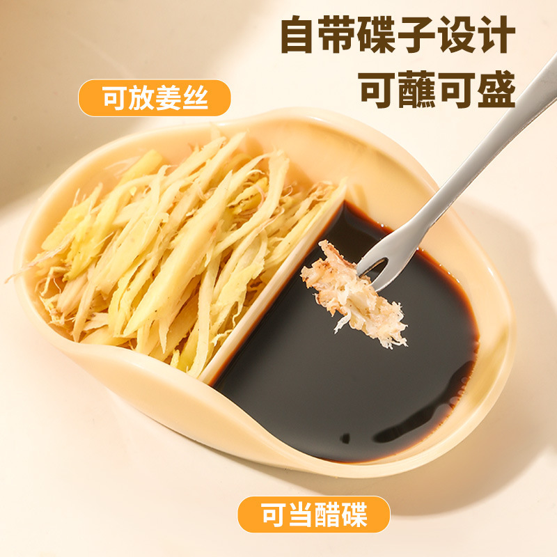 吃螃蟹工具套装 304不锈钢蟹叉蟹勺蘸料碟四件套家用便携虾蟹工具|undefined