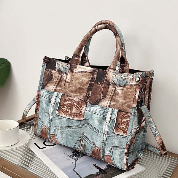 Trend travel bag, capacious handheld one-shoulder bag