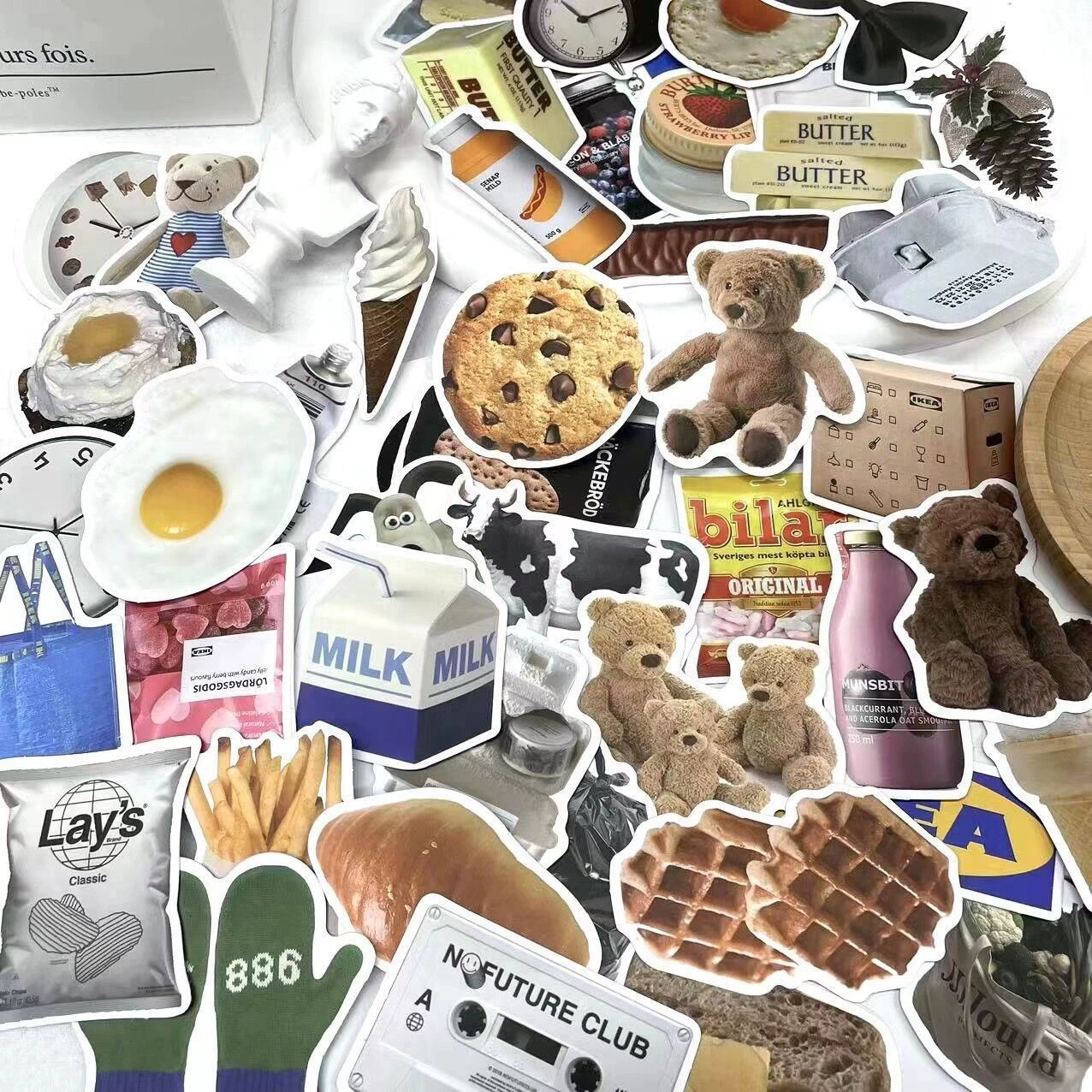 50 фотографий Yijia ins ветер украшения diy водонепроницаемые наклейки