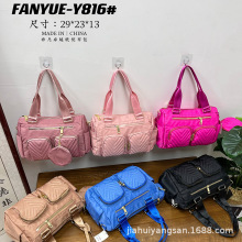 2022牛津布手拎包女新款女士斜跨包潮流单肩包零钱女包厂家批发