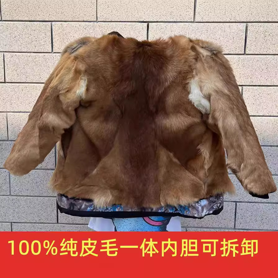 秋冬季皮毛一体男真羊毛棉袄外套中老年加厚保暖羊皮袄棉衣爸爸装