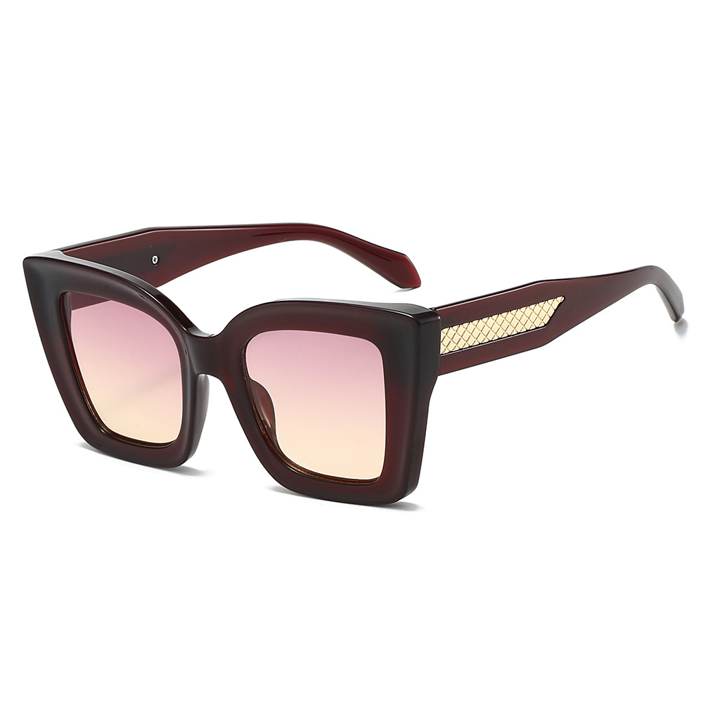 Square Unisex Sunglasses European Style Simple Premium Design_voghion.com
