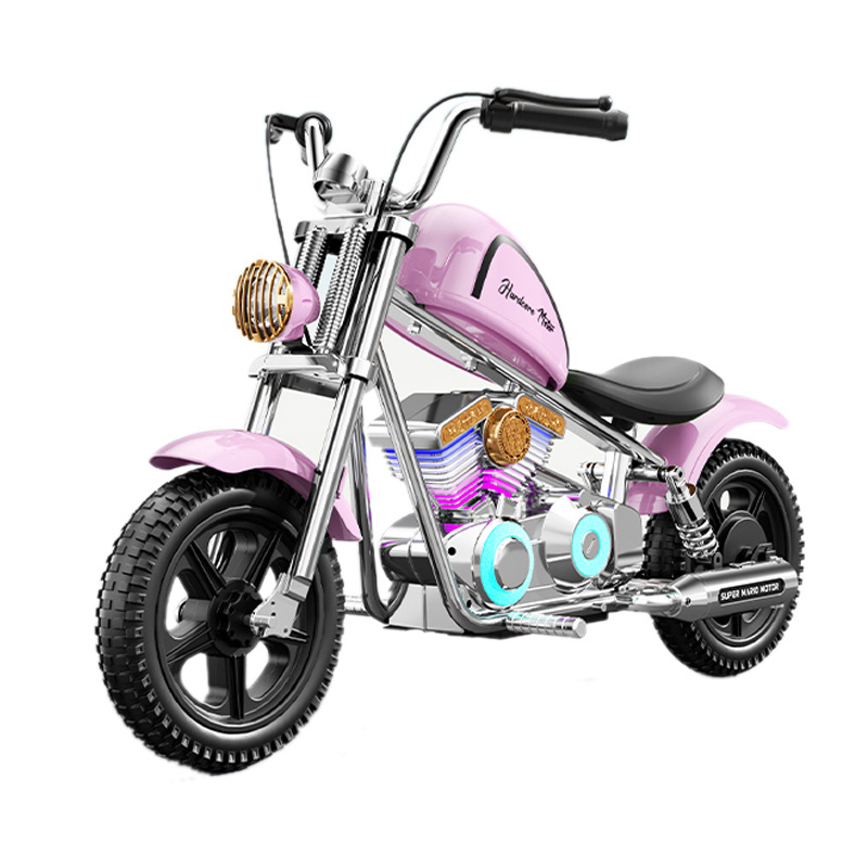 Motocicleta eléctrica para niños, Harley Storm Knight, coche de juguete de dos ruedas, motocicleta recargable para bebés para hombres y mujeres