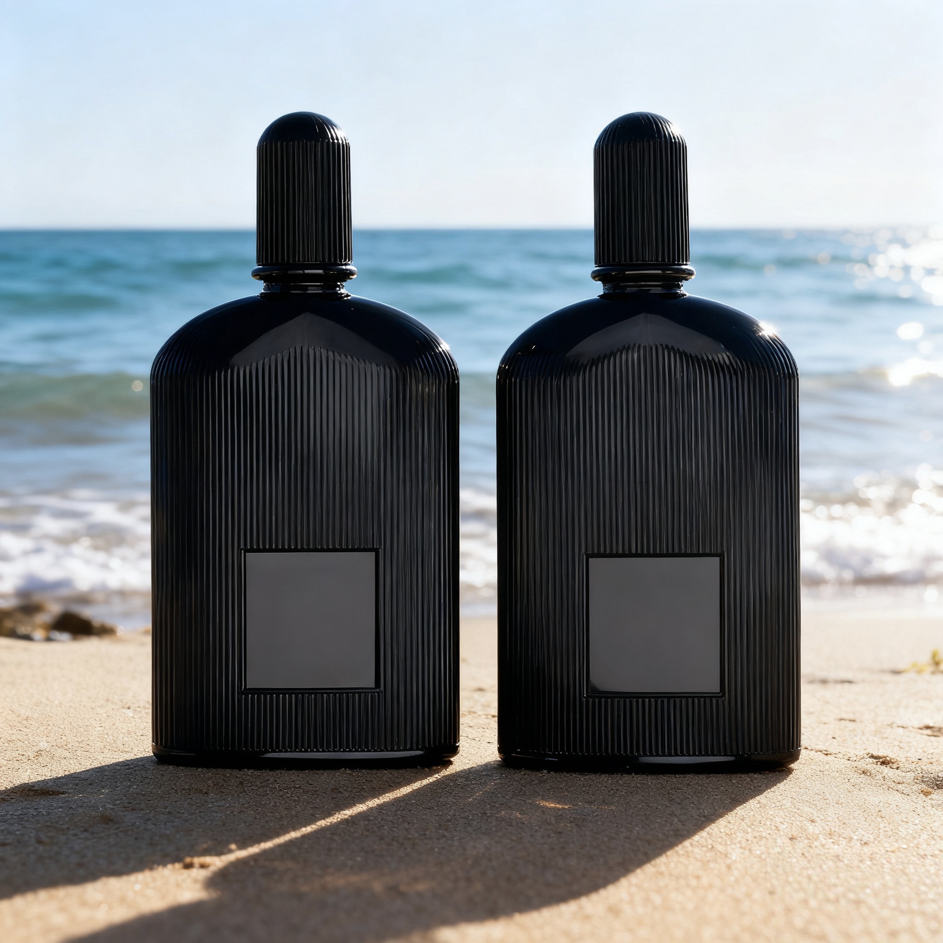 透明香水瓶子裸瓶100ml大容量化妆品喷雾瓶按压卡口玻璃香水瓶