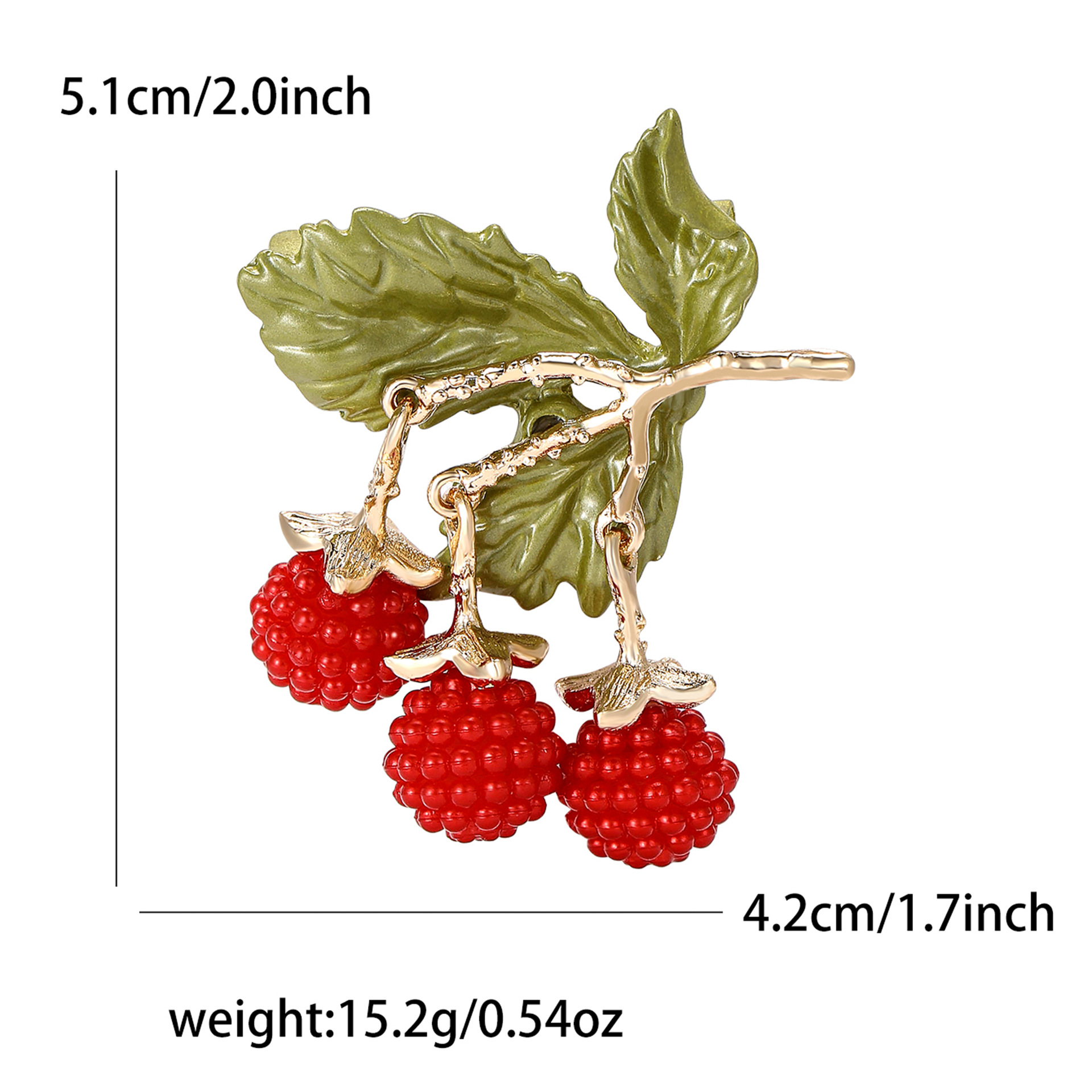 New Creative All-match Alloy Enamel Blackberry Brooch Fresh Fashion Women's Suit Cardigan Corsage Jewelry Pin