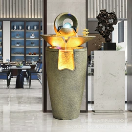 流水摆件;树脂工艺品