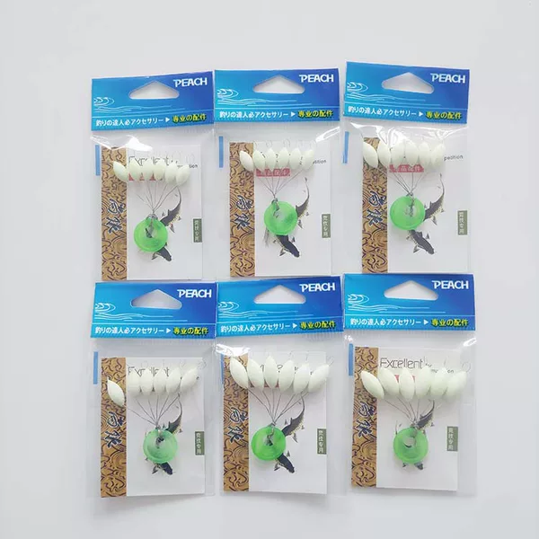 Seven-star float luminous new olive foam float large luminous eye-catching fish float fishing accessories seven-star float
